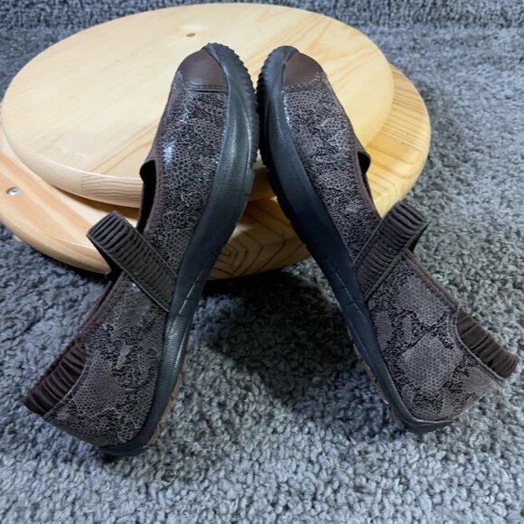 Kalso Earth Shoes Intrigue Too Mary Jane Womens Sz 7 Leather Brown Negative Heel - Picture 6 of 9